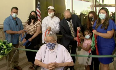 ribbon cutting valle bajo community center