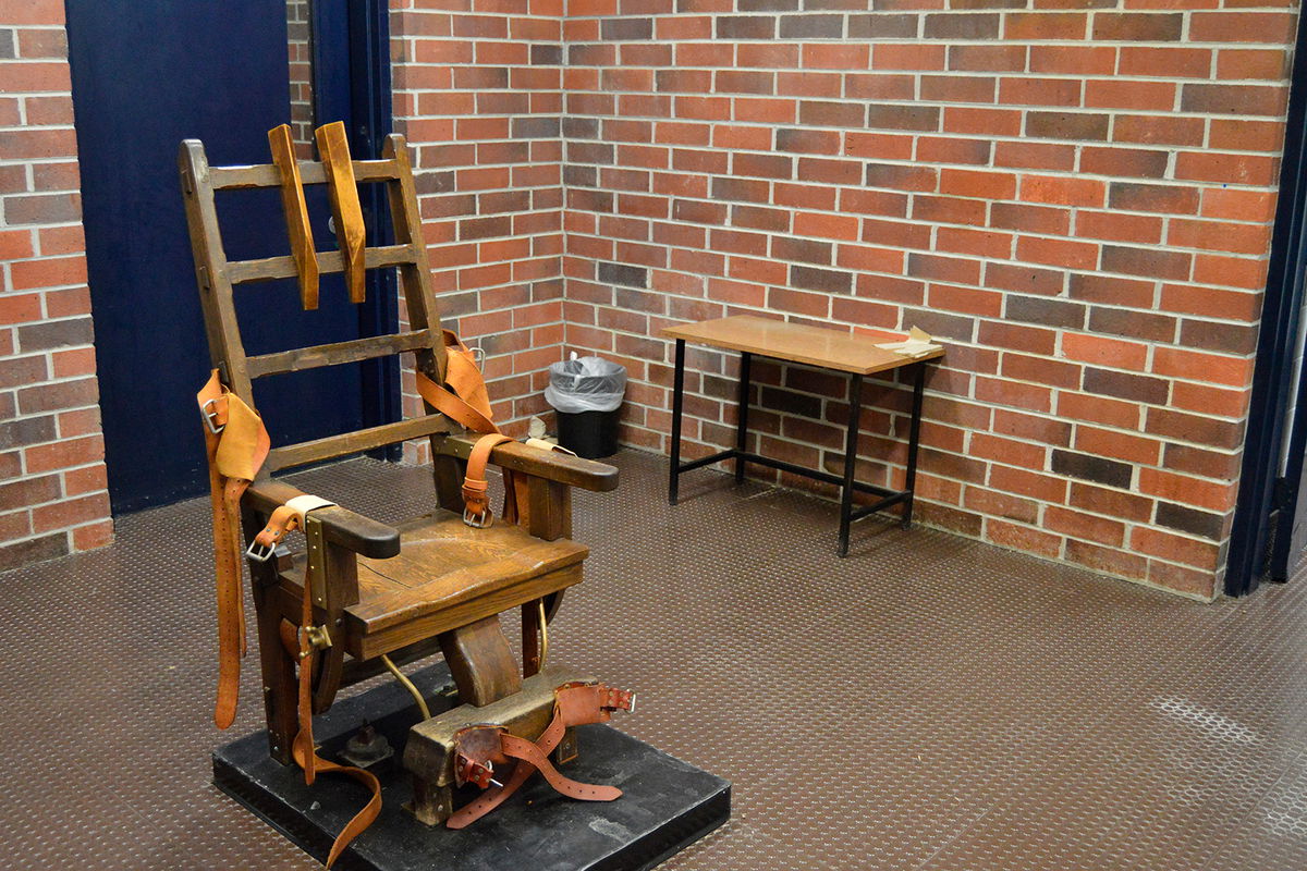 The South Carolina Department of Corrections' electric chair in Columbia, S.C. 