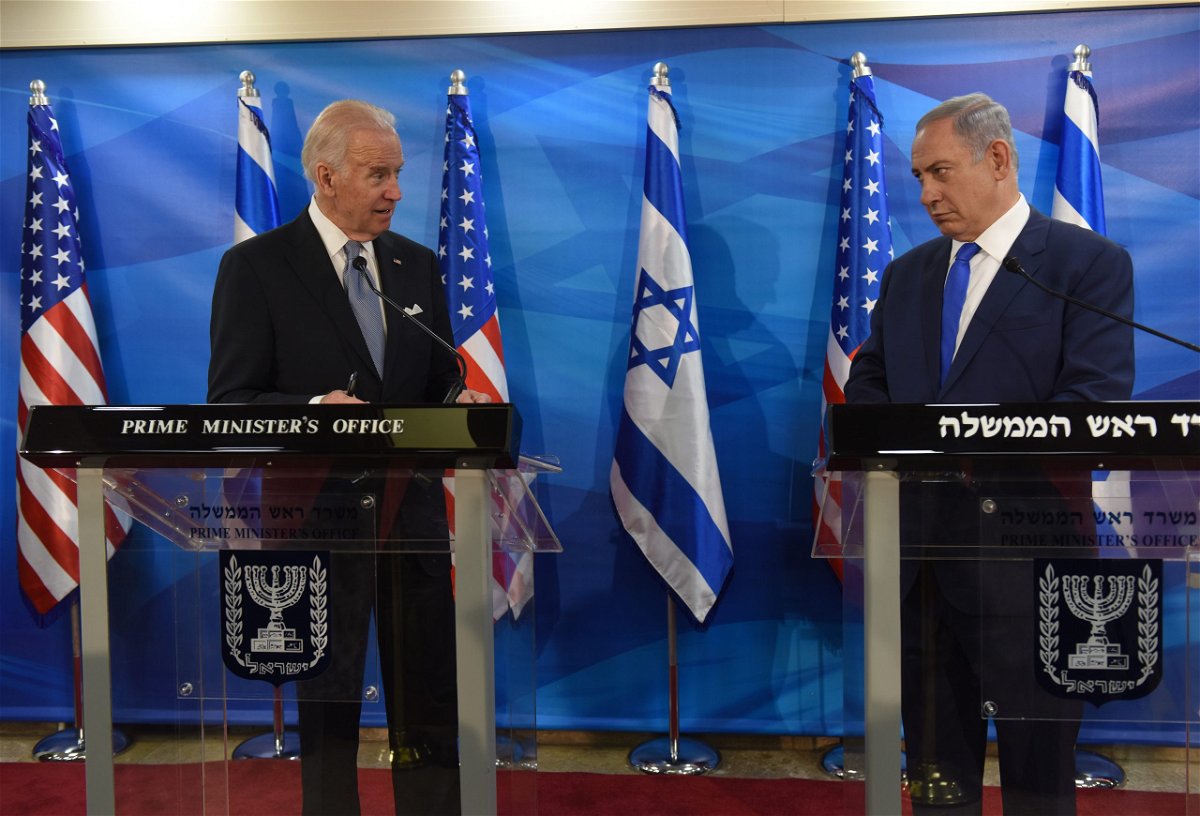 President Joe Biden and Israeli Prime Minister Benjamin Netanyahu.