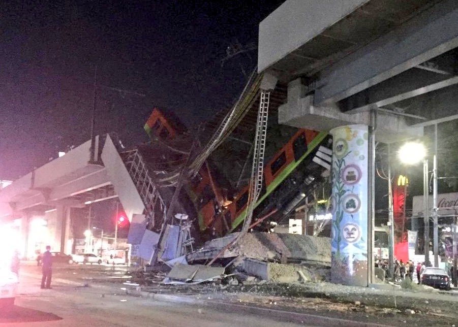mexico city metro overpass collapse