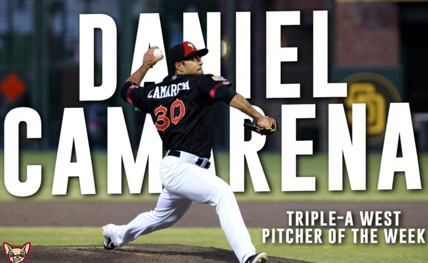 CHIHUAHUAS PITCHER OF WEEK