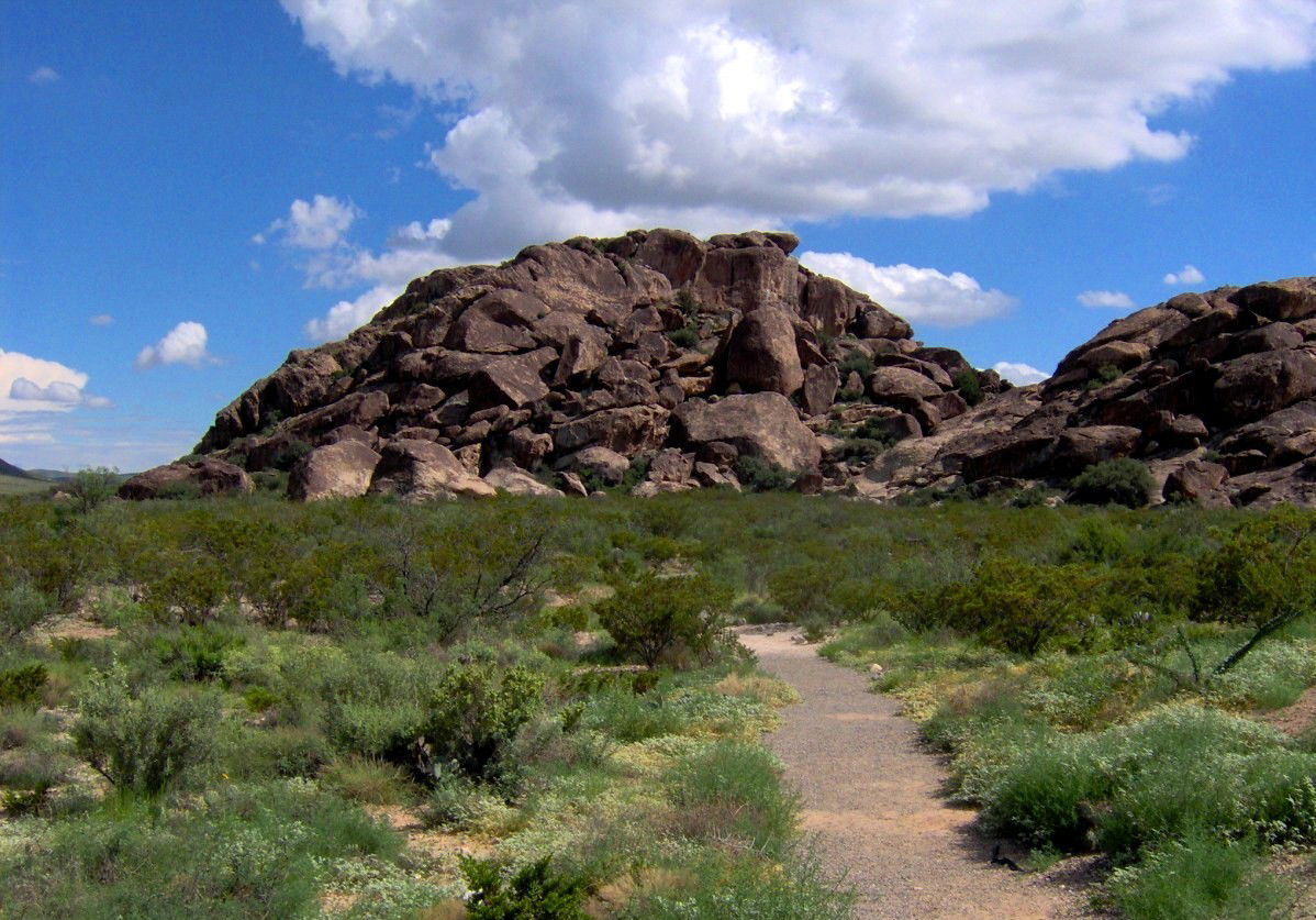 East Mountain at Heuco Tanks State Park near El Paso.