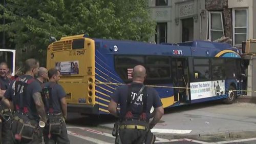 ‘Disturbing On Many Levels:’ New Video Shows MTA Bus Slam Into Brooklyn ...