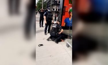 A Canadian legislator is calling for an investigation and a community is asking for answers after video showed a Montreal police officer kneeing on the neck of a Black 14-year-old.