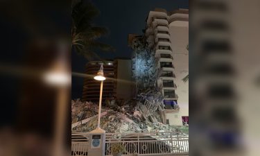 South Florida authorities were responding early Thursday to a "partial building collapse in Miami.