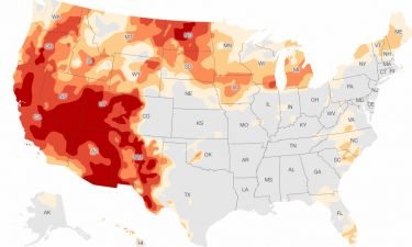 More than 25 percent of the West is in an exceptional drought