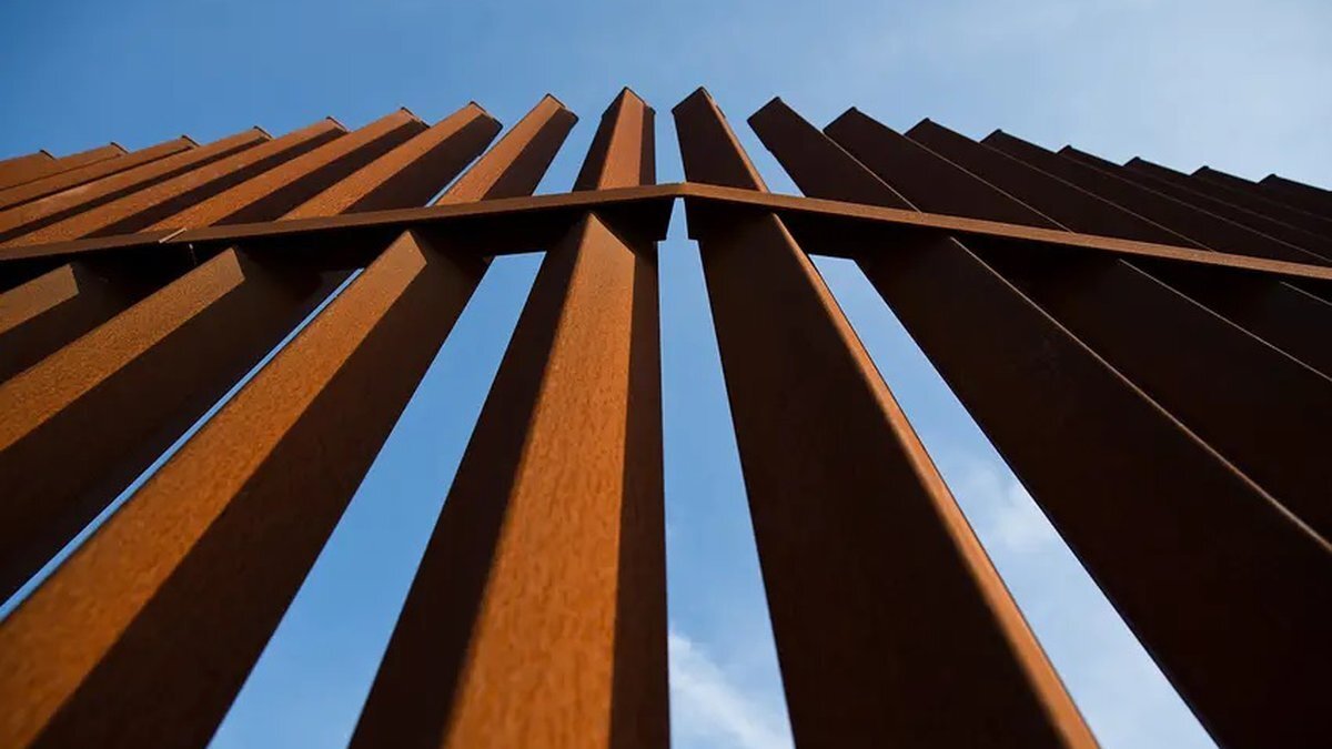 A section of the border fence in the Rio Grande Valley.