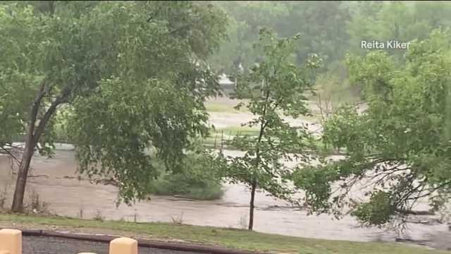 Flooding over the holiday weekend in Lincoln County, New Mexico.