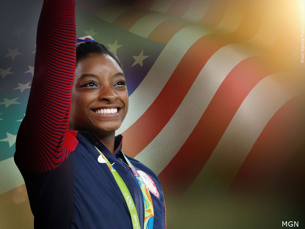 U.S. Olympic gymnast Simone Biles