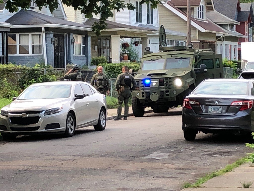 <i>WISH</i><br/>More than 10 people are in custody after FBI raids across Indianapolis on Wednesday.