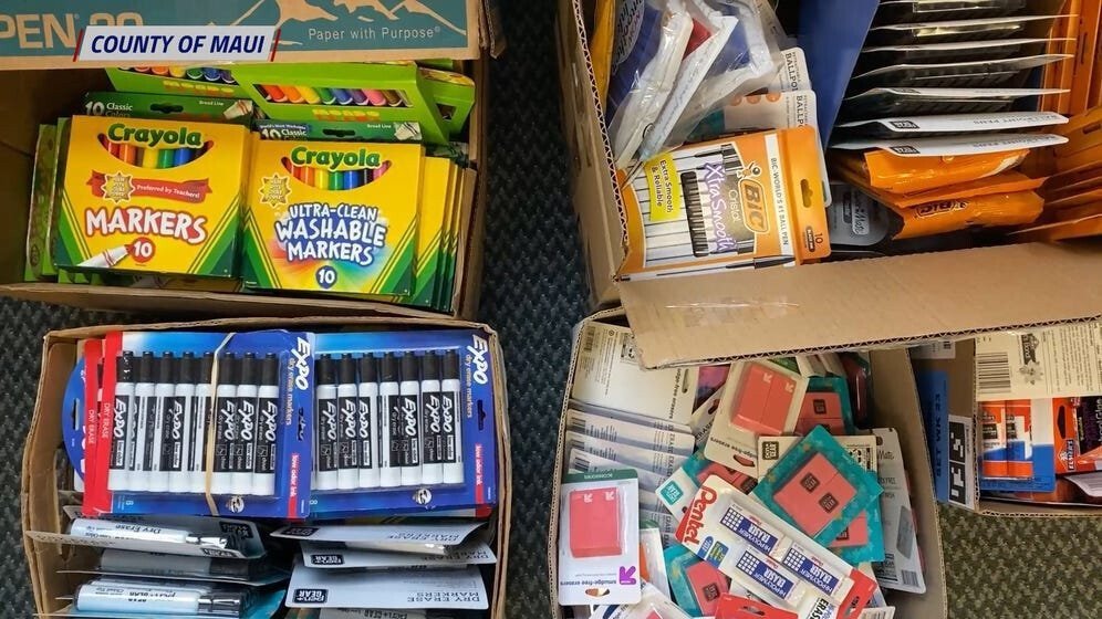 <i>Maui County</i><br/>More than $100k raised for school supplies assisting low-income households in Maui County