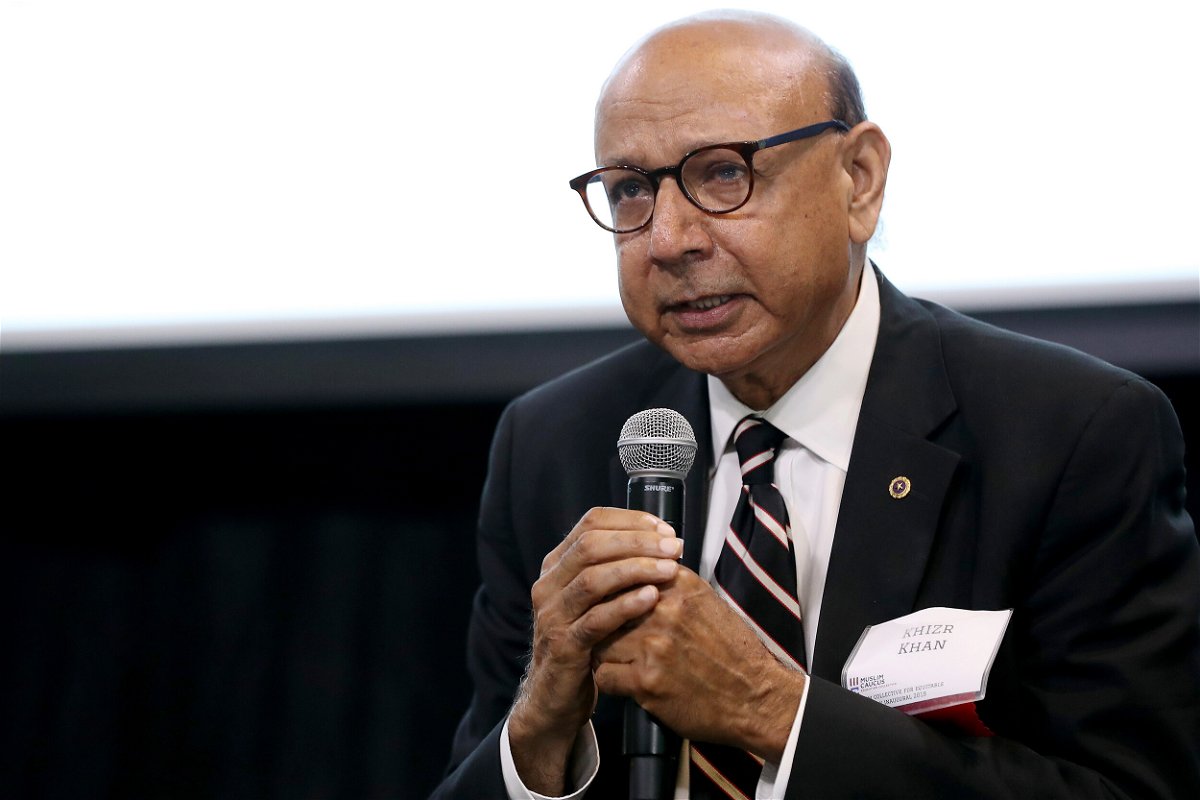<i>Chip Somodevilla/Getty Images/FILE</i><br/>President Joe Biden announced that he was appointing Khizr Khan