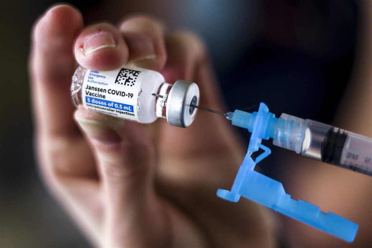 <i>Michael Ciaglo/Getty Images North America/Getty Images</i><br/>The J&J Covid-19 vaccine.