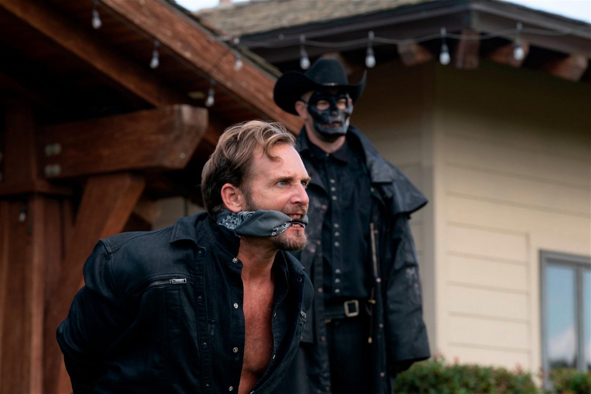 <i>Jake Giles Netter/Universal Pictures</i><br/>Josh Lucas and a Purger in 'The Forever Purge