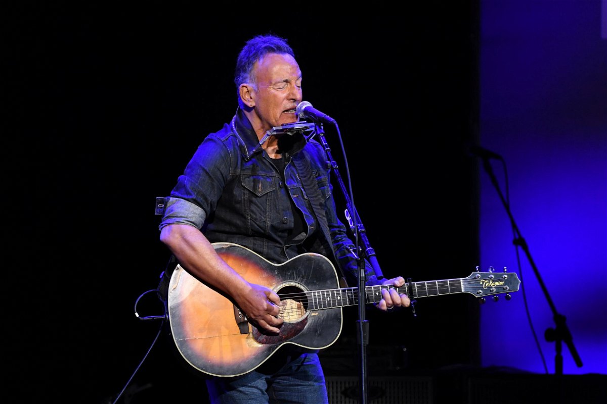 <i>Mike Coppola/Getty Images North America/Getty Images for The Bob Woodruf</i><br/>Bruce Springsteen performs onstage during the 13th annual Stand Up for Heroes to benefit the Bob Woodruff Foundation at The Hulu Theater at Madison Square Garden on November 4