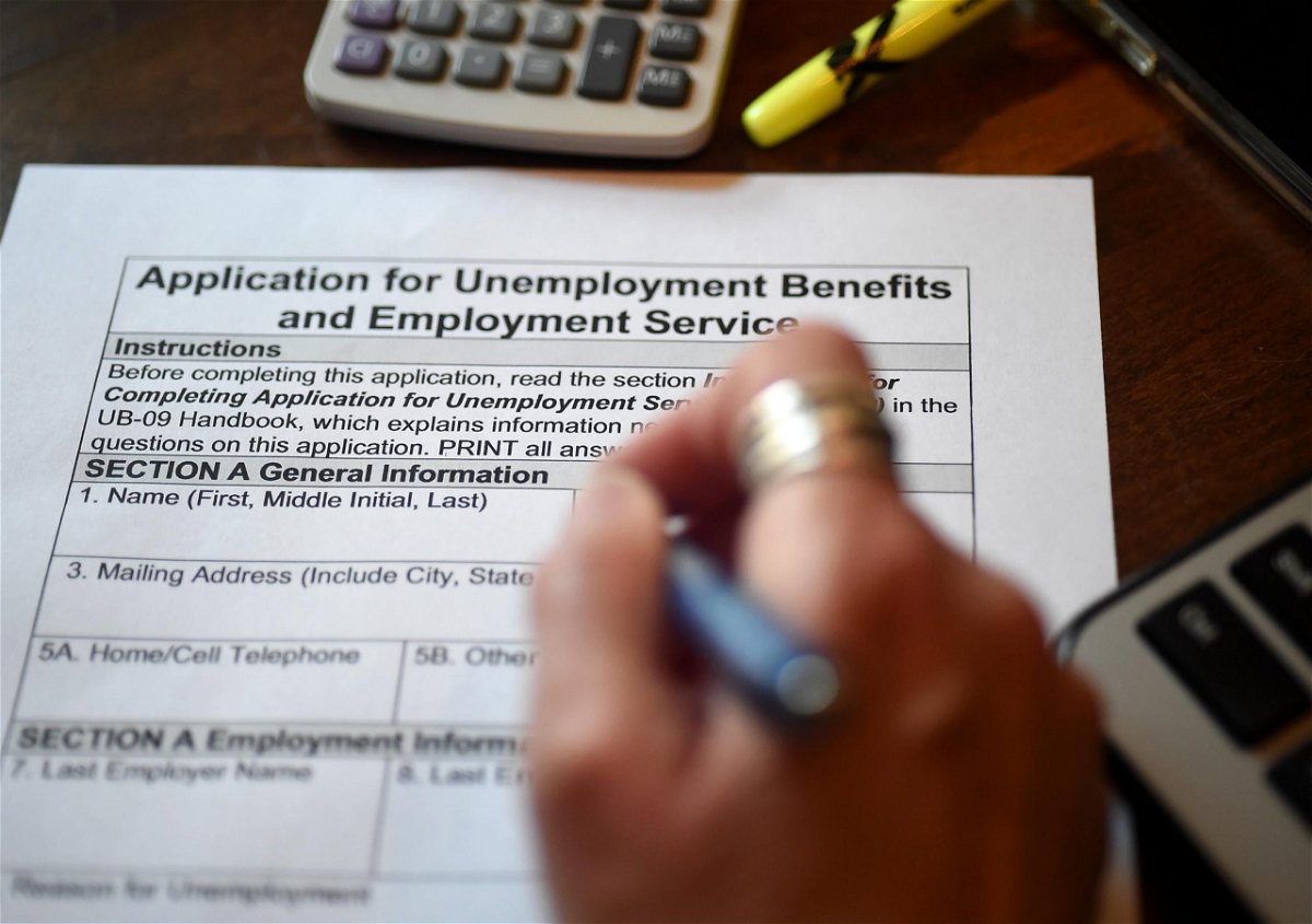 <i>Olivier Douliery/AFP/Getty Images</i><br/>Jobless residents of Maryland and Texas have filed lawsuits to reinstate pandemic unemployment benefits.