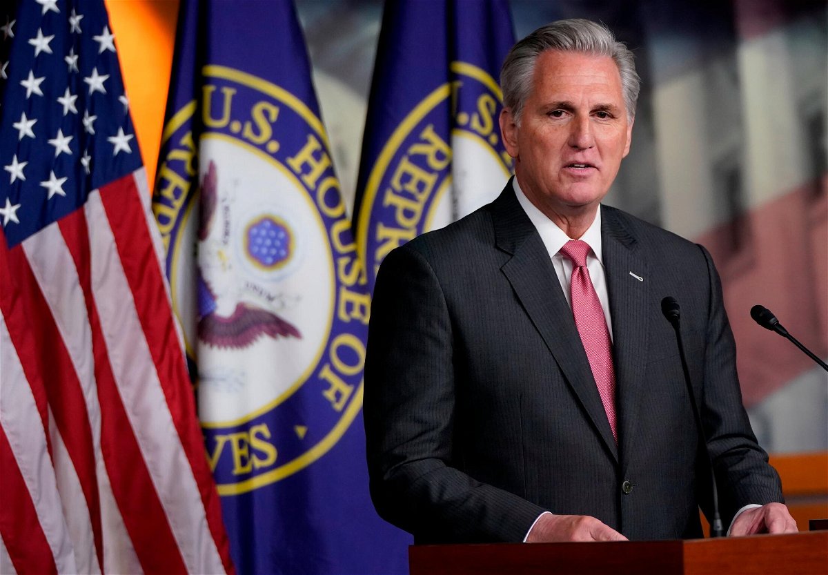 <i>Win McNamee/Getty Images North America/Getty Images</i><br/>House GOP Leader Kevin McCarthy is expected to meet with former President Donald Trump on July 15