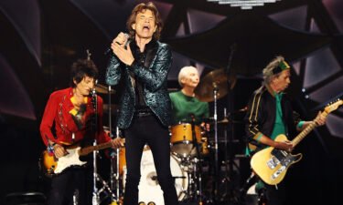 The Rolling Stones perform live at Adelaide Oval on October 25