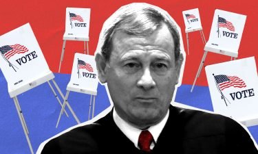 John Roberts takes aim at the Voting Rights Act and the political money disclosures.