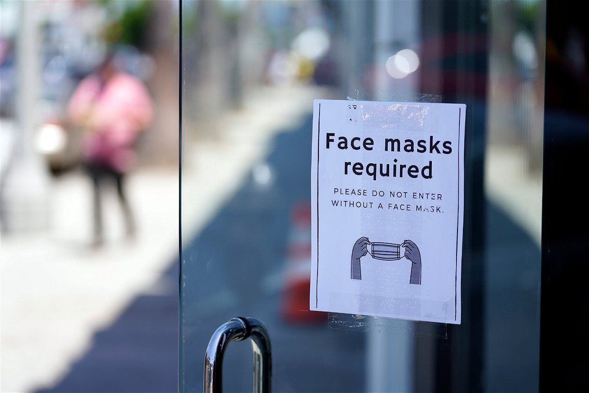 <i>Marcio Jose Sanchez/AP</i><br/>Health guidance issued July 27 recommends that fully vaccinated people wear masks indoors if they're in areas with 