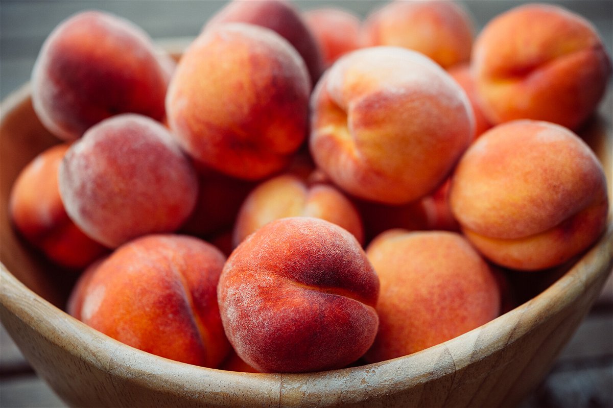 <i>Shutterstock</i><br/>Peaches are a great way to eat vitamins like A and C while enjoying a sweet treat this summer.