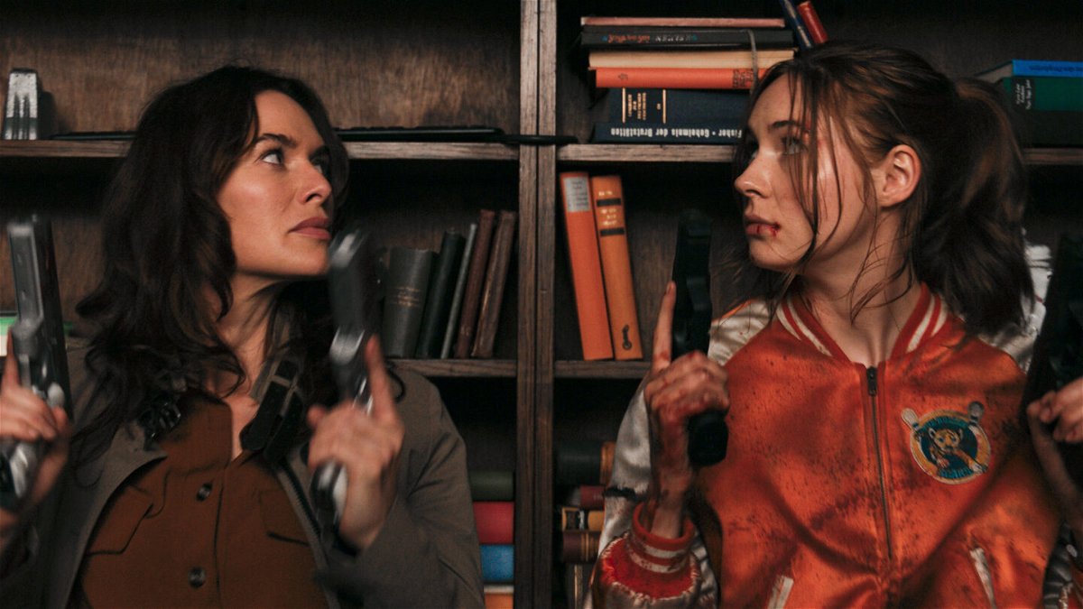 <i>Reiner Bajo/Studiocanal/Netflix</i><br/>Lena Heady and Karen Gillan play assassins in 
