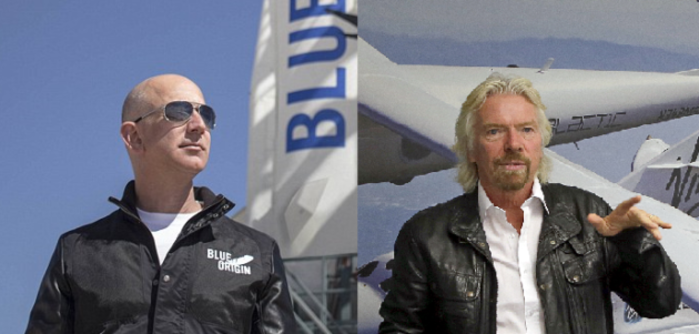 Jeff Bezos and Richard Branson.