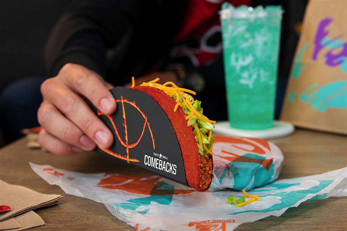 The Flamin' Hot Doritos Locos Taco.