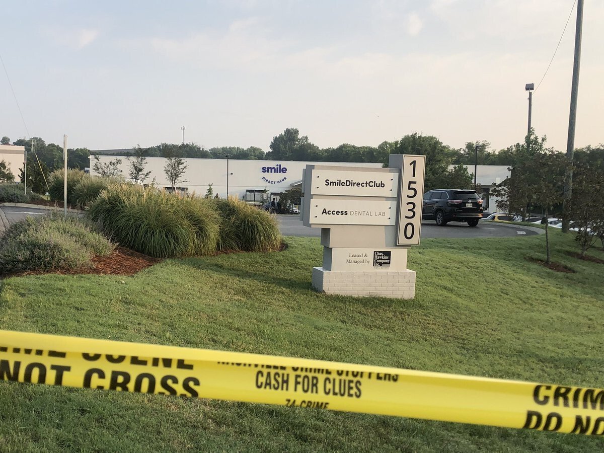 <i>@AlexandriaaTV/WSMV</i><br/>Two employees were injured during an early morning workplace shooting Tuesday at a Smile Direct Club in Antioch