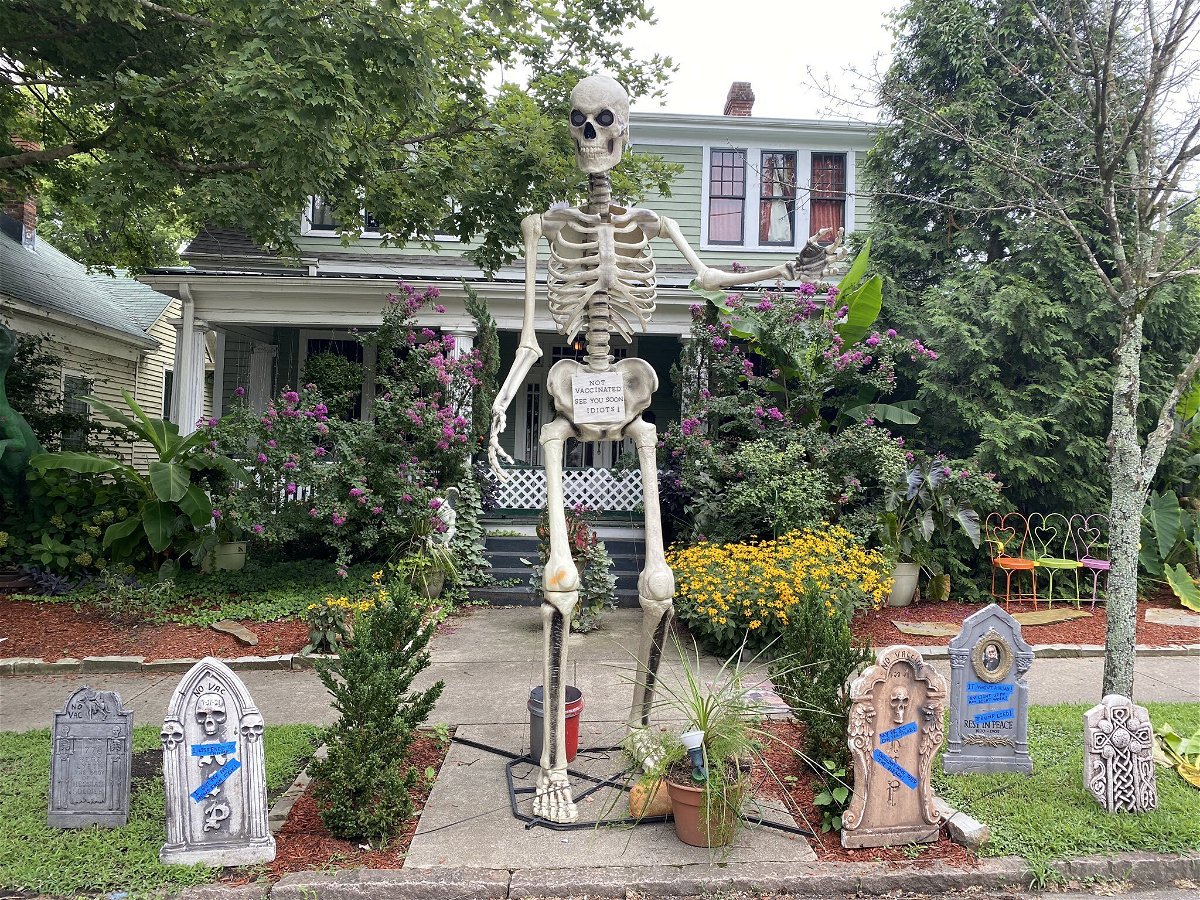 <i>WTVD</i><br/>A home in the historic Oakwood section of downtown Raleigh has been the site of elaborate Halloween displays over the years; however