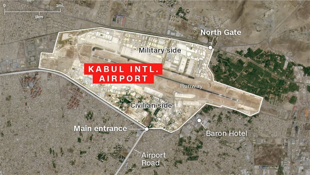 kabul airport location