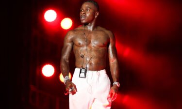 DaBaby performs on stage during Rolling Loud at Hard Rock Stadium on July 25
