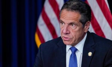 New York Gov. Andrew Cuomo speaks during a news conference on June 23
