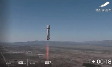 Blue Origin completed its first test flight with no passengers Thursday morning.
