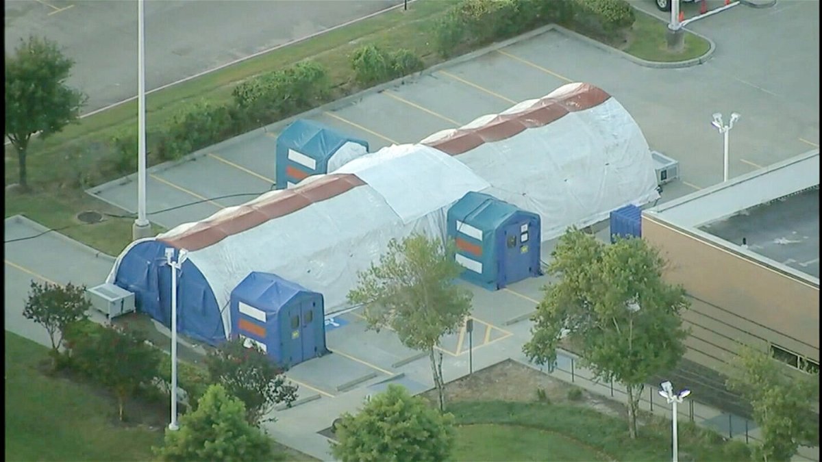 <i>KTRK</i><br/>A hospital system in Texas is prepping tents for the overflow of patients after a surge in Covid-19 cases filled hospitals to capacity