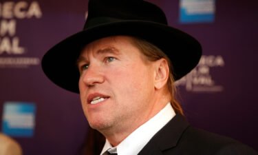 Val Kilmer's children say their father is continuing to recuperate from throat cancer. Kilmer is seen here at the Tribeca Film Festival on April 24