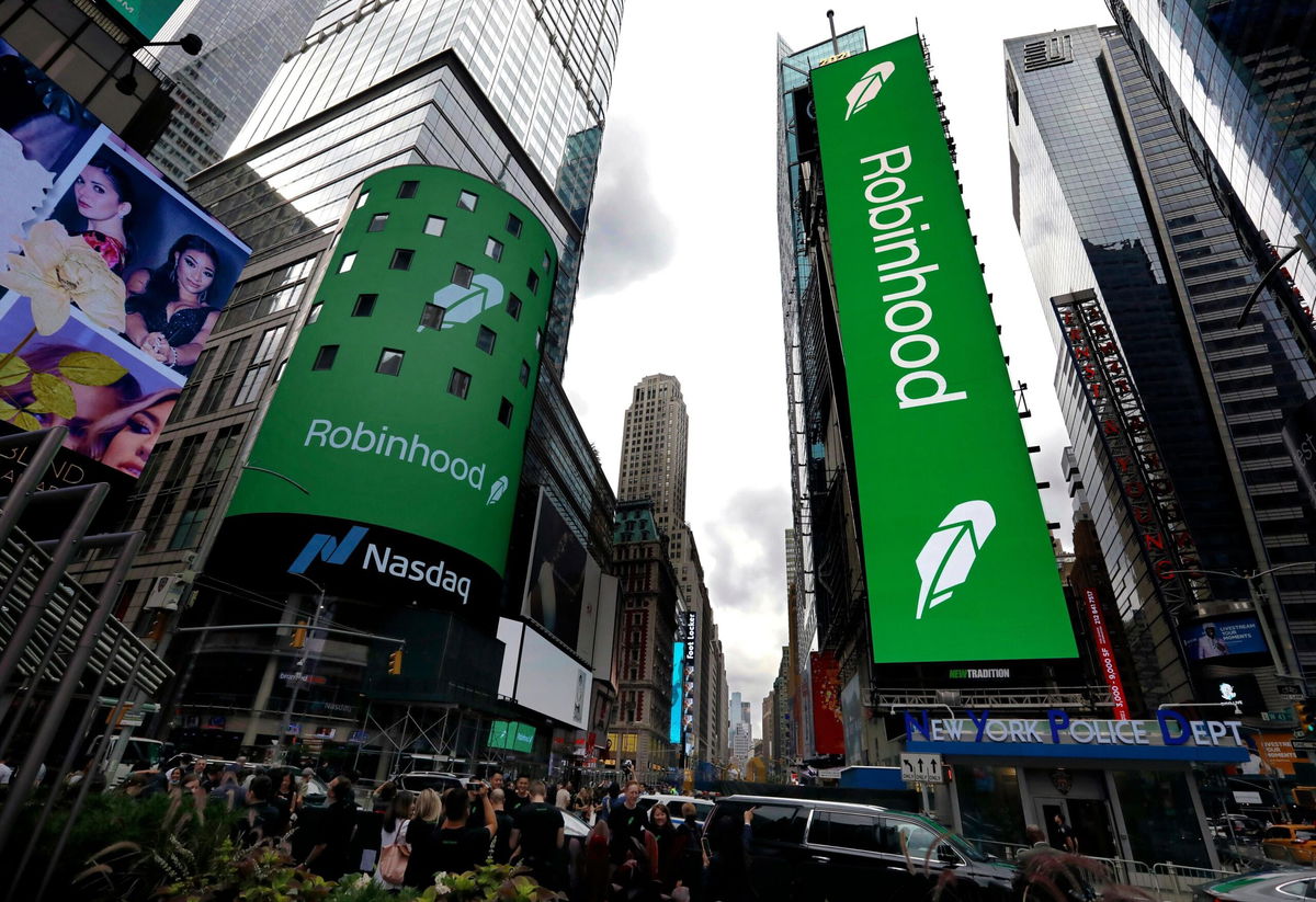 Retail trading app Robinhood makes its Wall Street debut on the