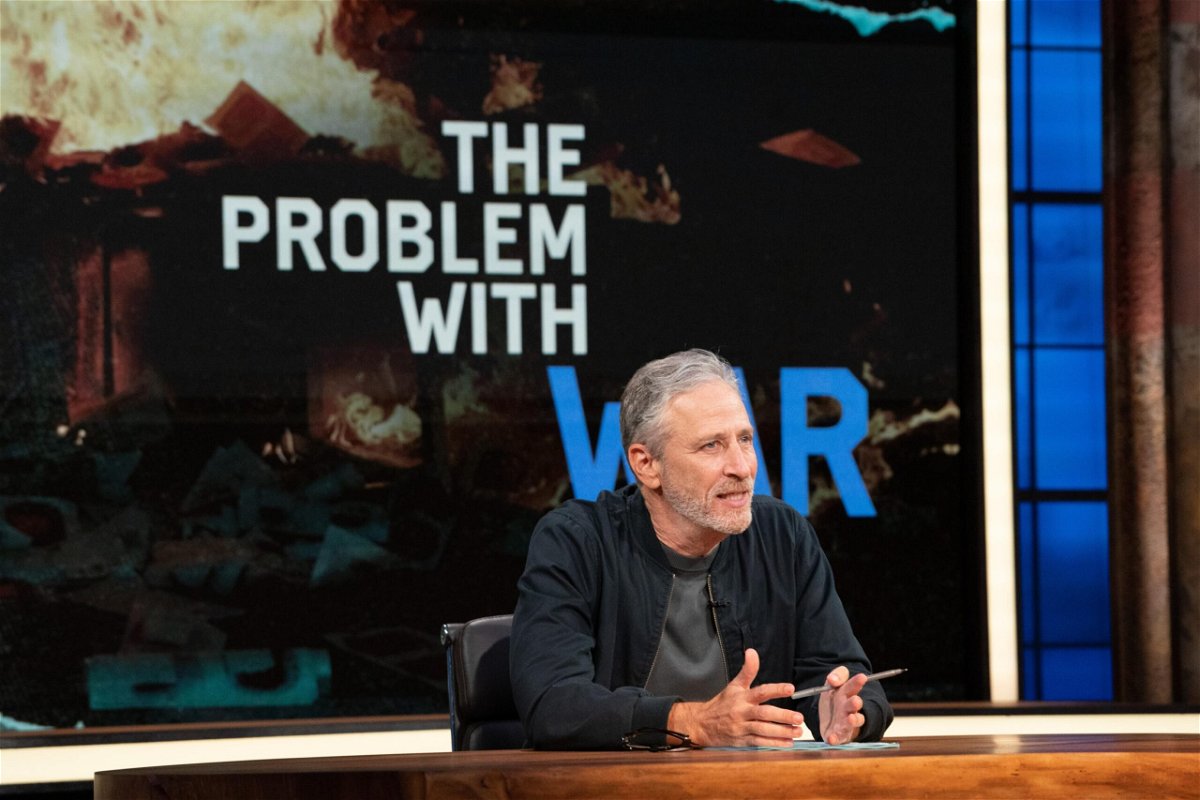 <i>Cara Howe/Apple</i><br/>'The Problem With Jon Stewart' takes a deep dive into a different issue with each episode.