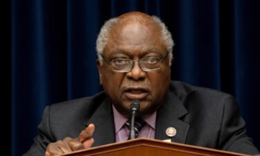 Representative James Clyburn speaks during a House Select Subcommittee on the Coronavirus Crisis hearing in the Rayburn House Office Building on Capitol Hill on May 19. Clyburn said that there is a "possibility" the vote on a bipartisan infrastructure package will be delayed.