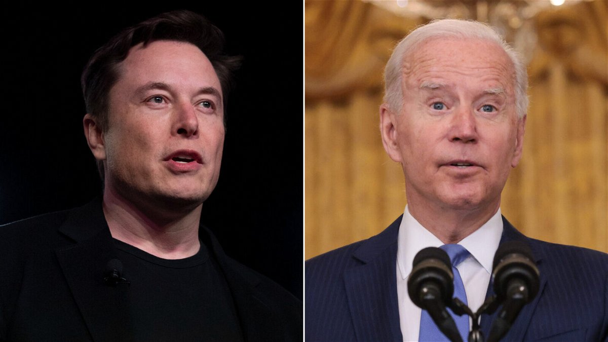 <i>AP/Getty Images</i><br/>Elon Musk mocked President Joe Biden after Saturday's successful splashdown of SpaceX's Inspiration4 flight carried four tourists on a three-day orbital mission.