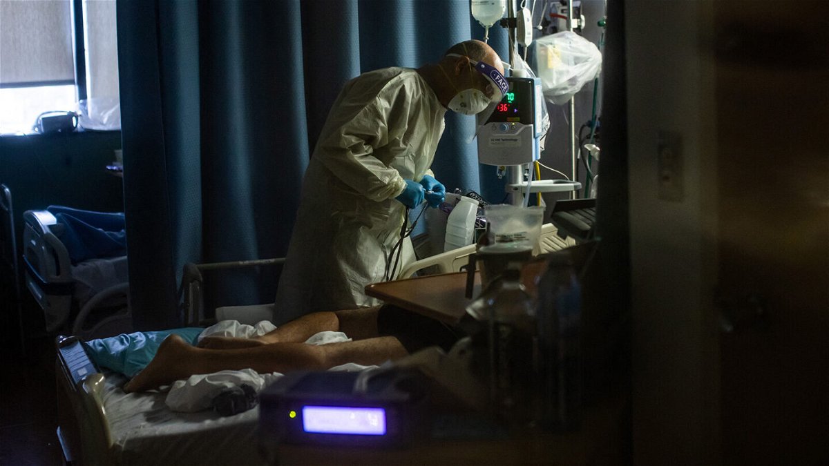 <i>Apu Gomes/AFP/Getty Images</i><br/>The US is battling rising death tolls and strained hospital resources under the Covid-19 pandemic