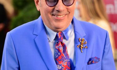 Willie Garson seen on the set of "And Just Like That..." in July.