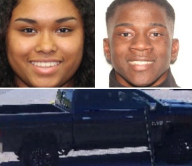 Police are looking for 17-year-old Alicity Erevia. She is in a Black Dodge Ram pickup with 22-year-old Sharieff Sharieff.