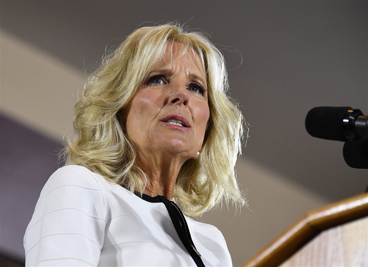 <i>Saul Loeb/AFP/Getty Images</i><br/>Doctor Jill Biden will be appearing alongside two Democratic gubernatorial candidates who are both locked in tight