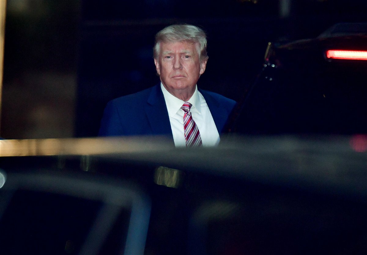 <i>James Devaney/GC Images/Getty Images</i><br/>Former U.S. President Donald Trump leaves Trump Tower in Manhattan on October 18