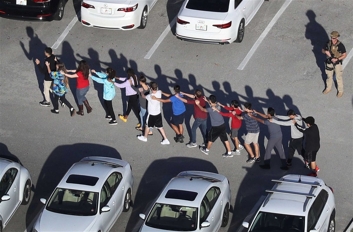 <i>Joe Raedle/Getty Images</i><br/>A $25 million settlement has been reached between the Broward County School Board and 52 victims of February 2018 shooting at Marjory Stoneman Douglas High School in South Florida