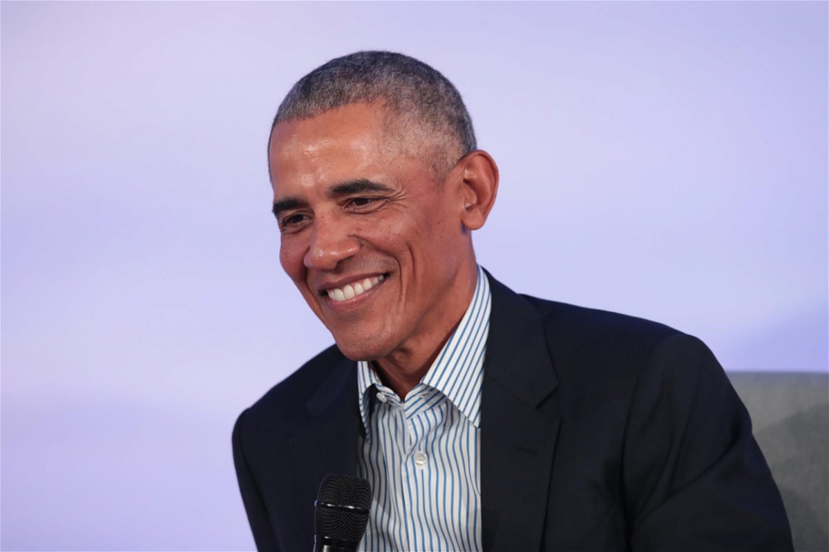 <i>Scott Olson/Getty Images</i><br/>Former President Barack Obama will travel to Glasgow next month for a UN climate summit. Obama is shown here on the campus of the Illinois Institute of Technology on October 29