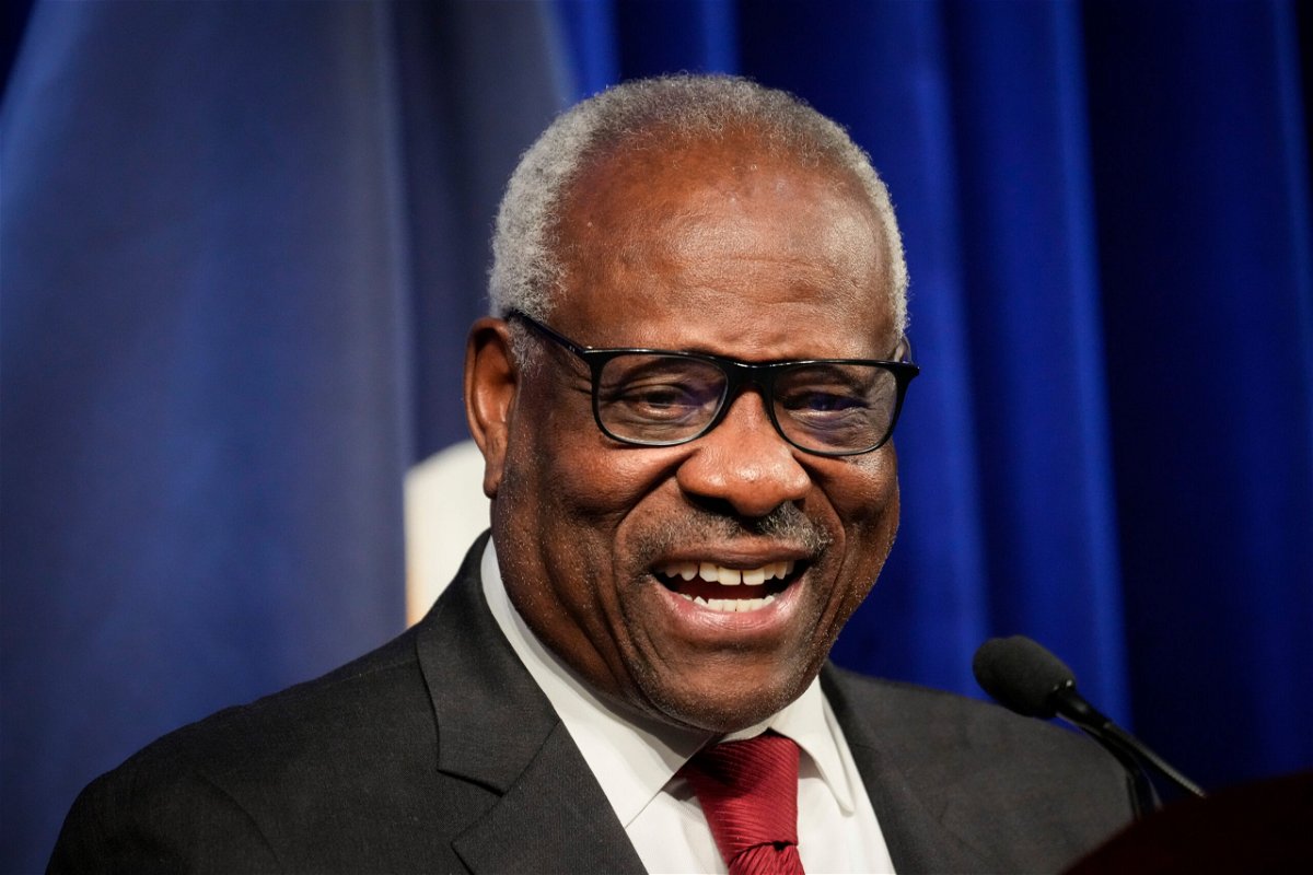 <i>Drew Angerer/Getty Images</i><br/>Justice Clarence Thomas