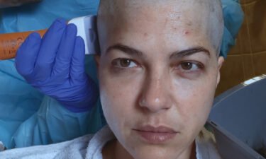 Selma Blair is shown receiving stem-cell treatment in the documentary 'Introducing