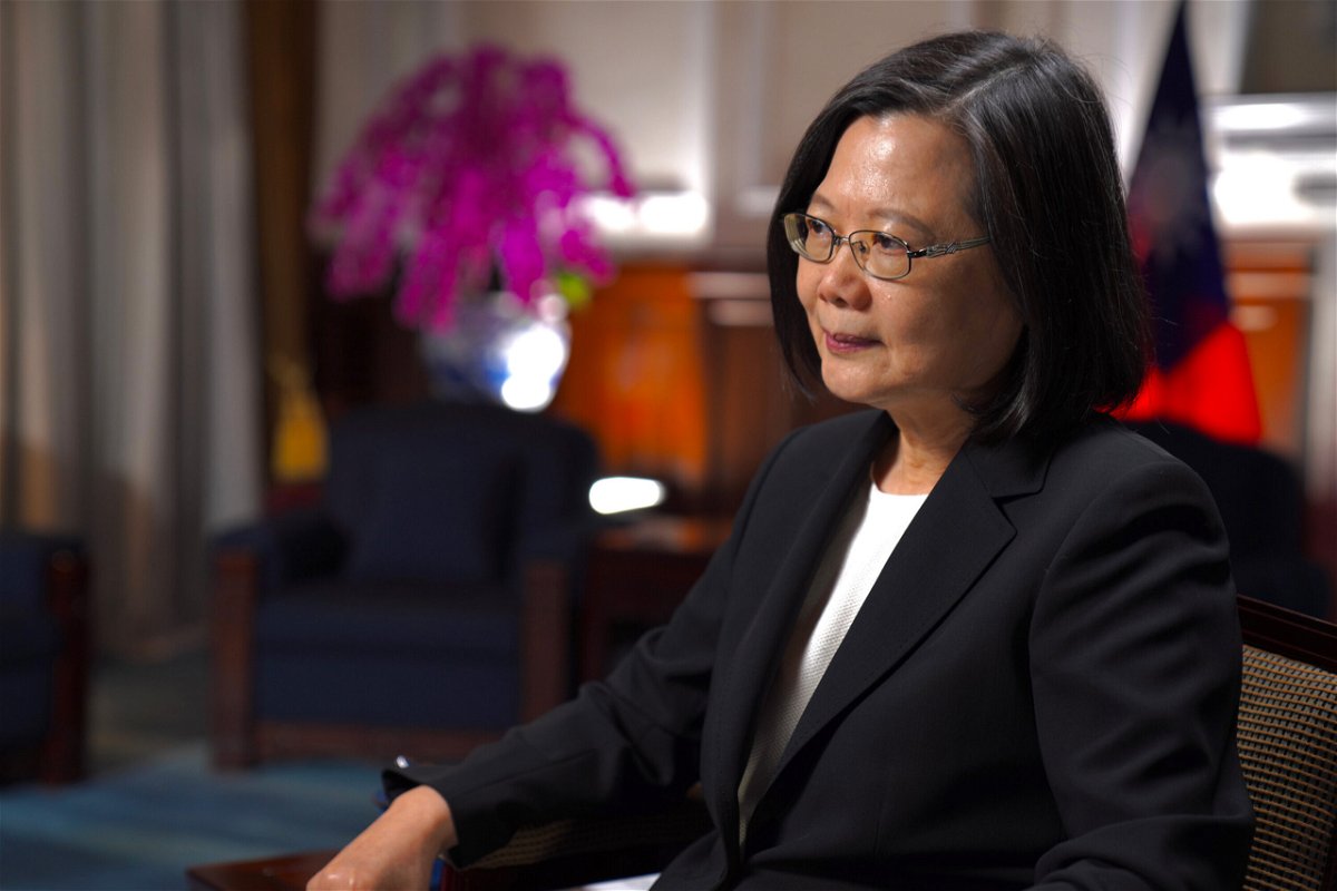 <i>John Mees/CNN</i><br/>President Tsai Ing-wen of Taiwan